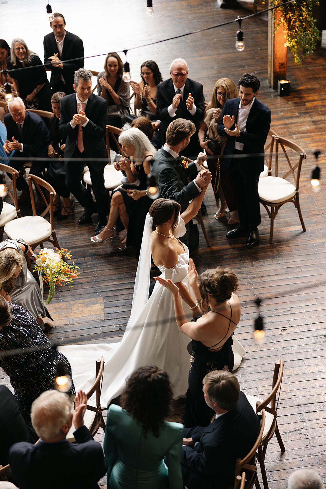 An International Brooklyn Wedding Greenpoint Loft in New York